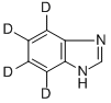 ベンズイミダゾール‐4,5,6,7‐D4 化学構造式