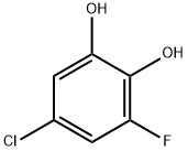 5-氯-3-氟苯-1,2-二醇, 645405-05-6, 结构式