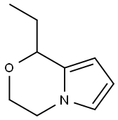 1H-Pyrrolo[2,1-c][1,4]oxazine,1-ethyl-3,4-dihydro-(9CI) Struktur
