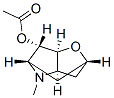 2,5-Methano-2H-furo[3,2-b]pyrrol-6-ol,hexahydro-4-methyl-,acetate(ester),(2R,3aR,5S,6S,6aS)- Struktur