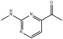 Ethanone, 1-[2-(methylamino)-4-pyrimidinyl]- (9CI) Struktur