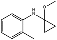 Benzenamine, N-(1-methoxycyclopropyl)-2-methyl- (9CI) Struktur