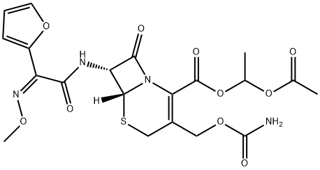 头孢呋辛酯, 64544-07-6, 结构式