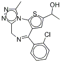 alpha-hydroxyetizolam Struktur