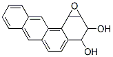 3,4-dihydroxy-1,2-epoxy-1,2,3,4-tetrahydrobenz(a)anthracene Struktur