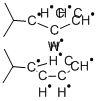 BIS(ISOPROPYLCYCLOPENTADIENYL)TUNGSTEN DIHYDRIDE Structure