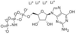 GUANYLYL-5'-IMIDODIPHOSPHATE, TETRALITHIUM SALT