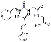 N-[3-(2-呋喃基)丙烯酰]-L-苯丙氨酰甘氨酰甘氨酸, 64566-61-6, 结构式