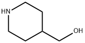 4-Piperidinemethanol Struktur
