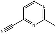 2-甲基嘧啶-4-甲腈, 64571-34-2, 结构式
