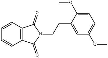 N-[2-(2,5-Dimethoxyphenyl)ethyl]phthalimide, 64584-26-5, 结构式
