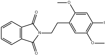 N-[2-(2,5-Dimethoxy-4-iodophenyl)ethyl]phthalimide Struktur