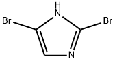 2,4-ジブロモイミダゾール 化学構造式