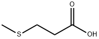 3-METHYLTHIOPROPIONIC ACID Structure