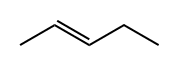 反-2-戊烯,646-04-8,结构式