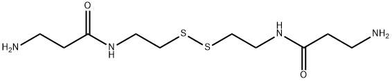 N,N'-(dithiodiethylene)bis[3-aminopropionamide] Struktur