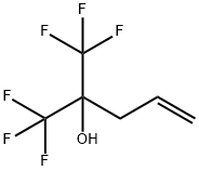 1,1,1-トリフルオロ-2-(トリフルオロメチル)-4-ペンテン-2-オール 化学構造式