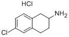 6-CHLORO-1,2,3,4-TETRAHYDRO-NAPHTHALEN-2-YLAMINE HYDROCHLORIDE Struktur