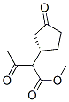 Cyclopentaneacetic acid, -alpha--acetyl-3-oxo-, methyl ester, (1S)- (9CI)|