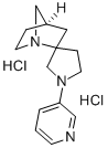 1'-(3-PYRIDINYL)-SPIRO[1-AZABICYCLO[2.2.1]HEPTANE-2,3'-PYRROLIDINE]DIHYDROCHLORIDE Structure