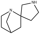 Spiro[1-azabicyclo[2.2.1]heptane-2,3-pyrrolidine] (9CI),646055-82-5,结构式
