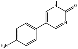 2(1H)-Pyrimidinone, 5-(4-aminophenyl)- (9CI) 结构式