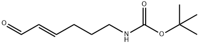 Carbamic acid, [(4E)-6-oxo-4-hexenyl]-, 1,1-dimethylethyl ester (9CI) Structure