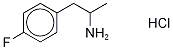4-fluoro-α-methylbenzeneethanamine  hydrochloride Struktur