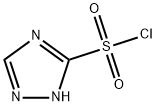 2H-[1,2,4]トリアゾール-3-スルホニルクロリド 化学構造式