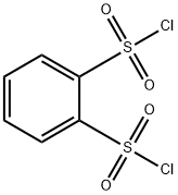 苯-1,2-DI磺酰DI氯化物, 6461-76-3, 结构式