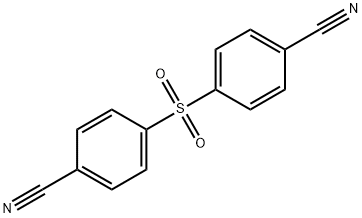 4,4'-スルホニルビス(ベンゾニトリル) 化学構造式