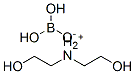 bis(2-hydroxyethyl)ammonium dihydrogen orthoborate Struktur