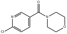 4-[(6-氯-3-吡啶基)羰基]吗啉,64614-49-9,结构式