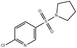 2-CHLORO-5-(PYRROLIDINE-1-SULFONYL)-PYRIDINE Structure