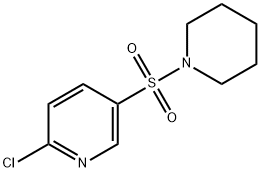 2-CHLORO-5-(PIPERIDINE-1-SULFONYL)-PYRIDINE Struktur