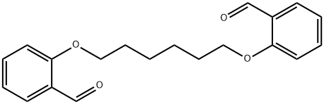 2,2’-(1,6-Hexanediyldioxy)bisbenzaldehyde Struktur