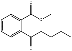 Methyl 2-pentanoylbenzoate Structure
