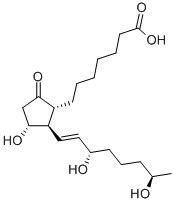 19(R)-羟基前列腺素E1, 64625-55-4, 结构式