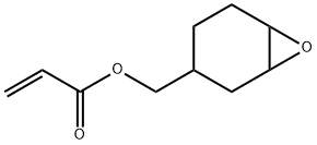 （7-オキサビシクロ［4．1．0］ヘプタン-3-イル）メチル＝アクリラート 化学構造式