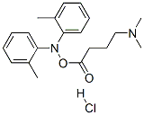 [bis(2-methylphenyl)amino] 4-dimethylaminobutanoate hydrochloride Structure