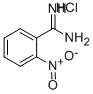 BENZENECARBOXIMIDAMIDE,2-NITRO-,HYDROCHLORIDE 结构式
