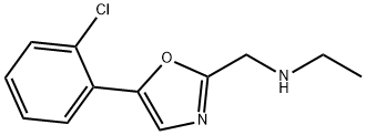 64639-88-9 2-Ethylaminomethyl-5-(2-chlorophenyl)oxazole