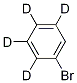 ブロモベンゼン‐2,3,5,6‐D4 化学構造式