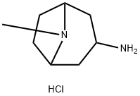 8-Methyl-8-azabicyclo[3.2.1]octan-3-amine dihydrochloride Struktur