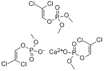 メチルジクロルビニルリン酸カルシウムとジメチルジクロルビニルホスフエイトとの化 化学構造式