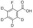 2-FLUOROBENZOIC-D4 ACID Struktur