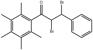 2,3-DIBROMO-1-(2,3,4,5,6-PENTAMETHYLPHENYL)-3-PHENYLPROPAN-1-ONE|