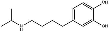 1,2-Benzenediol, 4-[4-[(1-methylethyl)amino]butyl]- (9CI) Structure