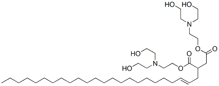 bis[2-[bis(2-hydroxyethyl)amino]ethyl] 2-tetracosenylsuccinate Struktur