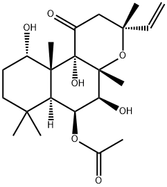 6-ACETYL-7-DEACETYLFORSKOLIN Struktur